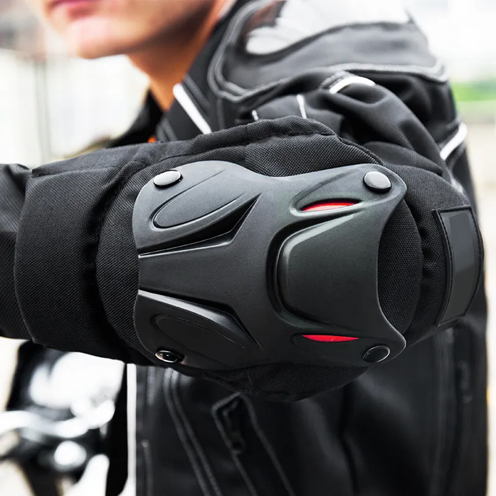 1 زوج دعامة كوع واقية دراجة نا - مراجعة Mountain Biking Elbow Pads وسعره