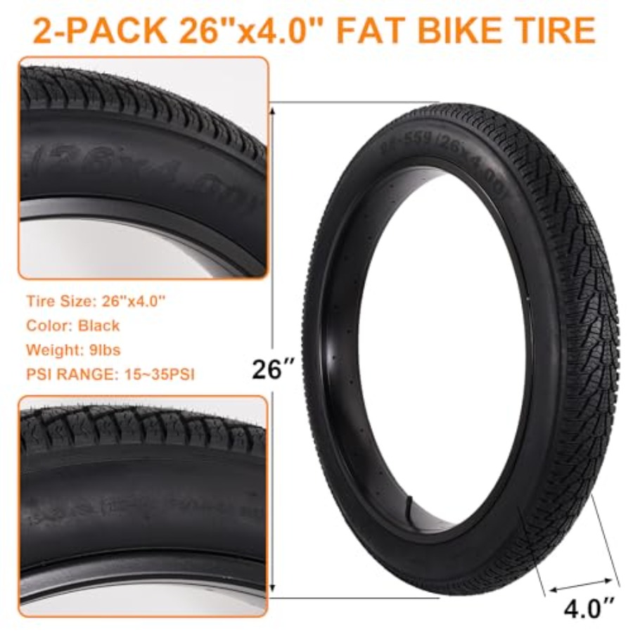 مجموعة من إطارات دراجة هوائية  - مراجعة Mountain Biking Tube وسعره